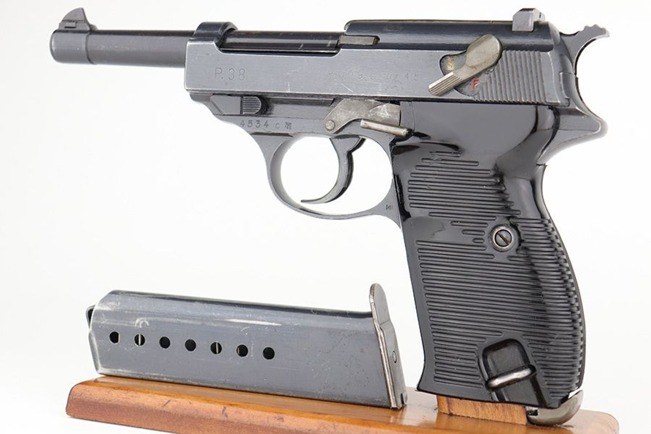 End-of-WW2 GI Mismatched Walther P.38 - Rare FN Frame - 1