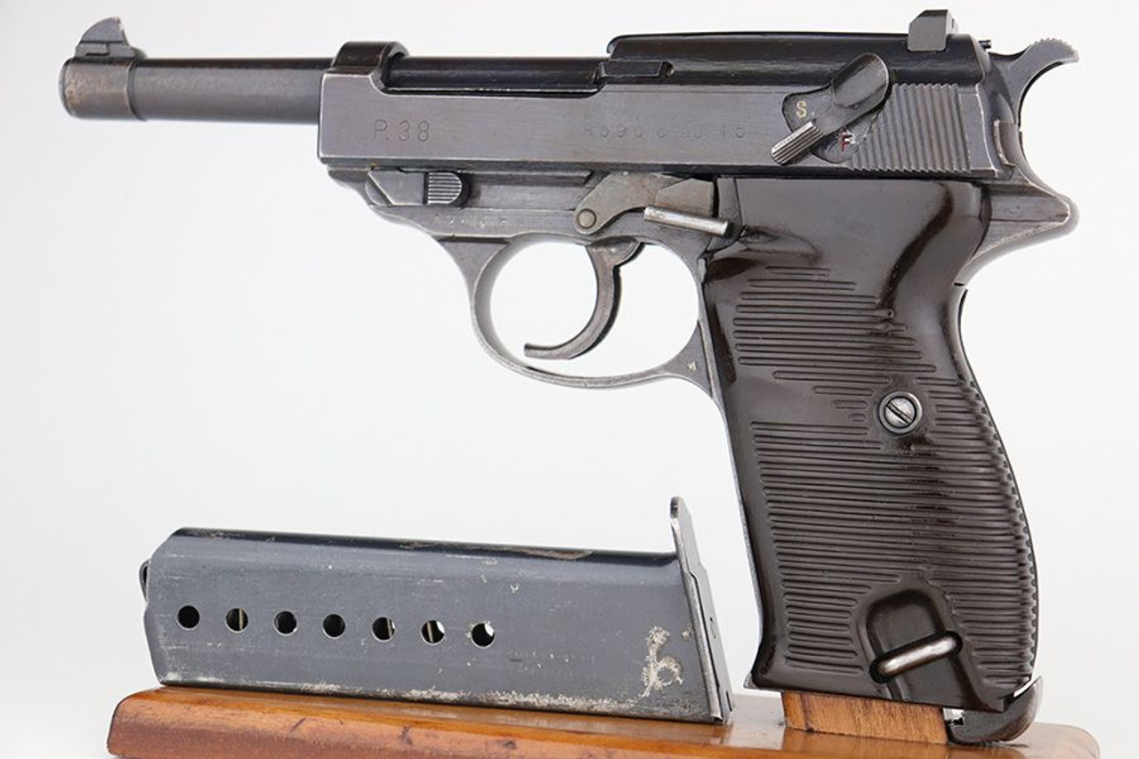 End-of-WW2 GI Mismatched Walther P.38 - Rare FN Frame - 1