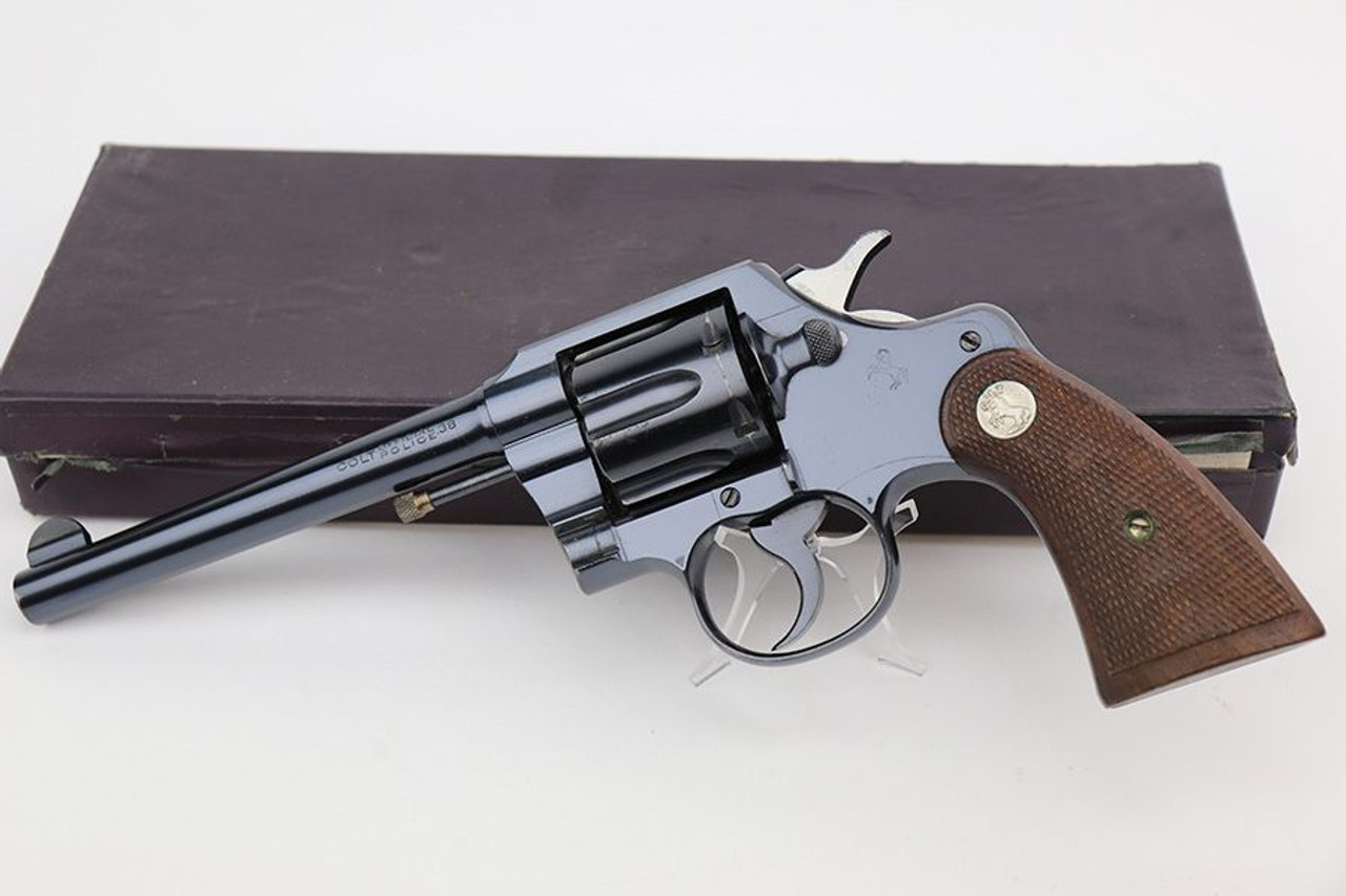 Minty, Boxed Colt Official Police Revolver -1934 Mfg - 1