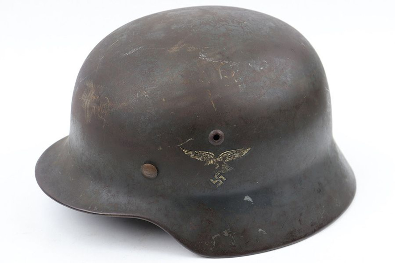 Early M35 Double-Decal Luftwaffe Helmet - 1
