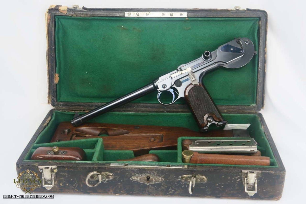 Rare Borchardt C-93 Luger - Full Grouping - 1