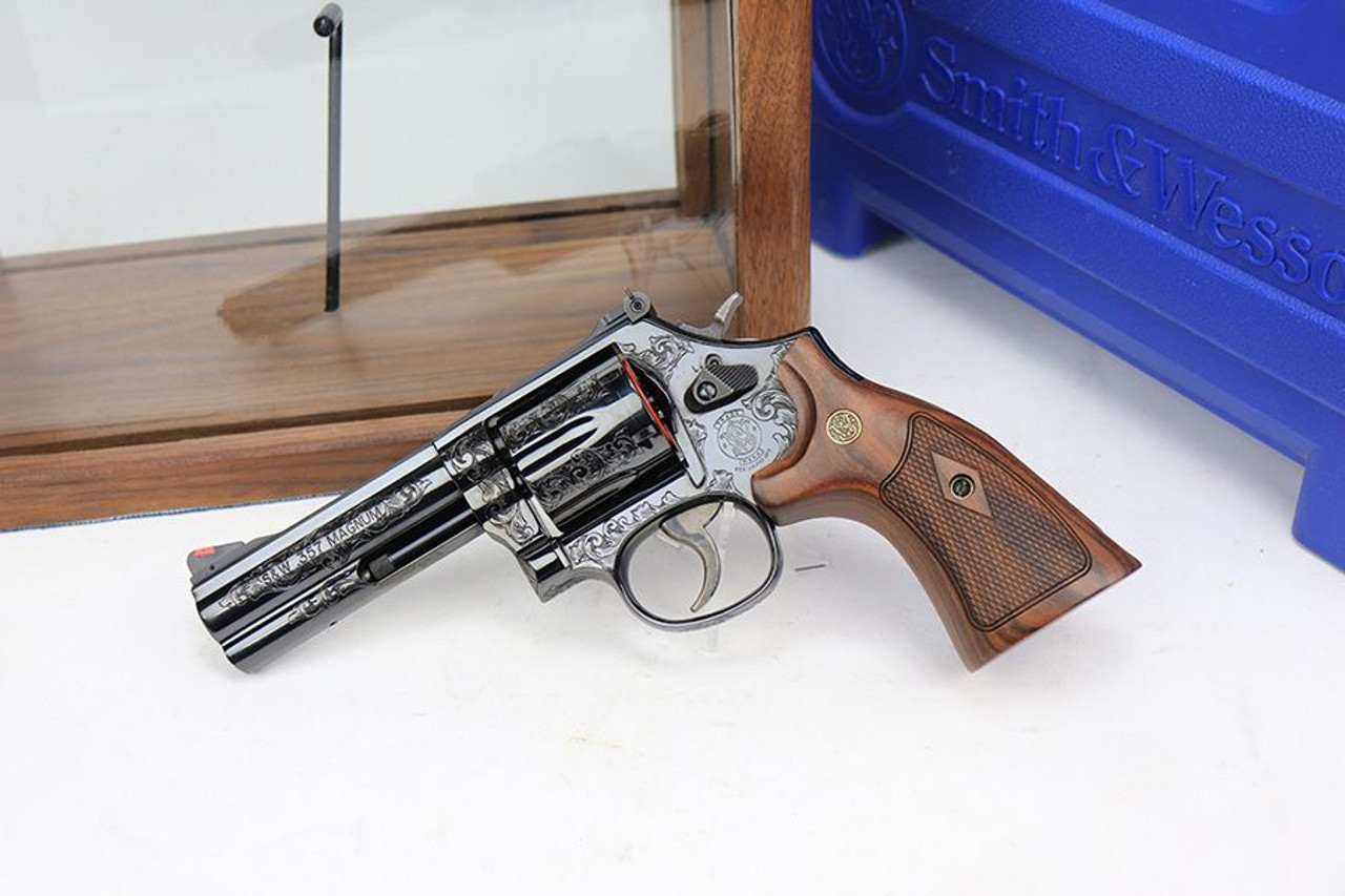 Engraved Smith & Wesson Model 586-8 Revolver - 1