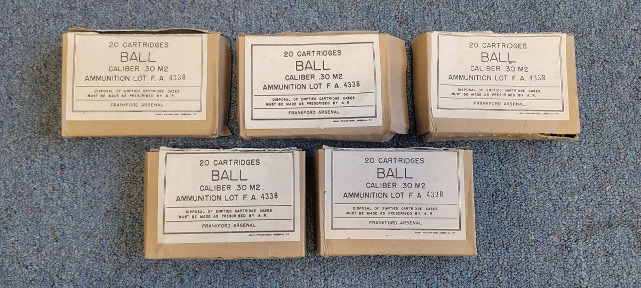 Frankford Arsenal .30 M2 Ammo - .30-06 - 1