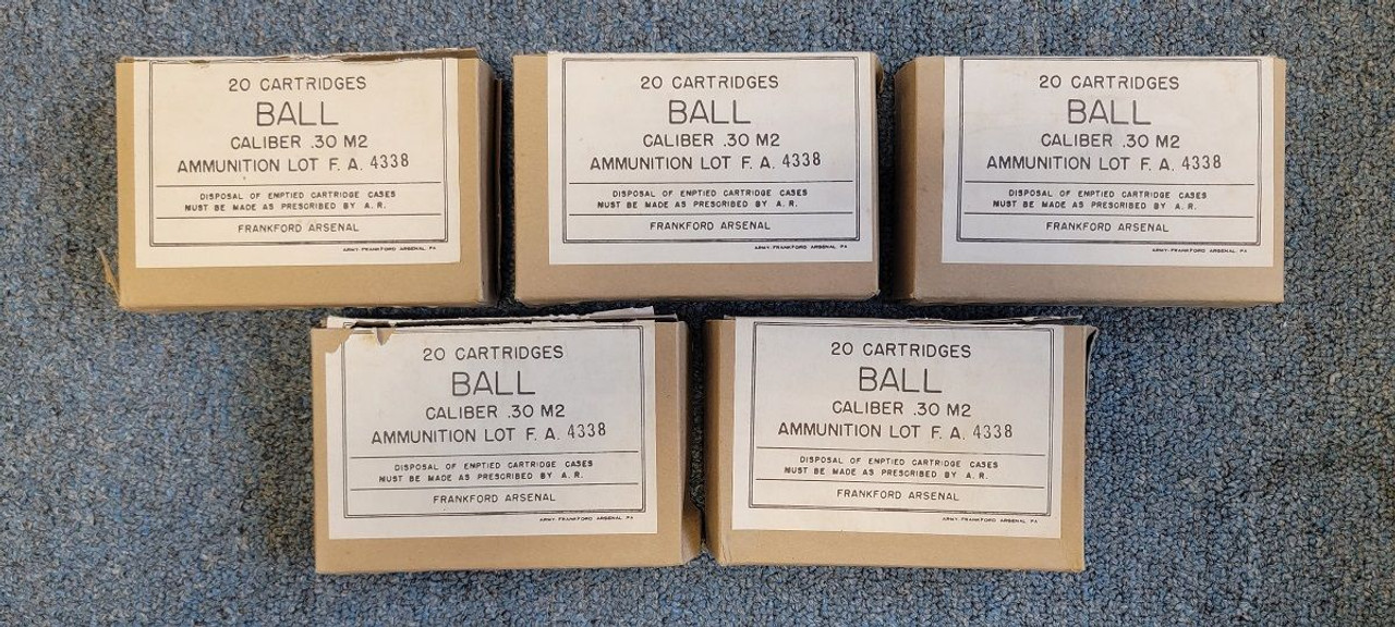 Frankford Arsenal .30 M2 Rifle Ammunition - 1