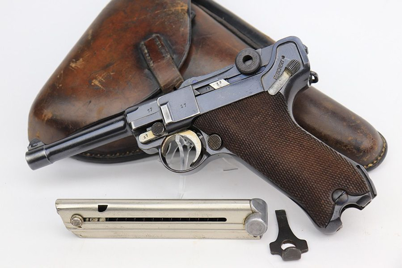 1936 Mauser Luger Rig - Matching Magazine - 1