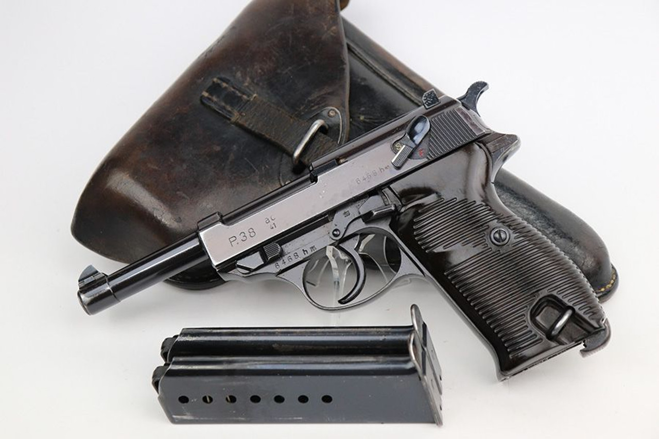 Excellent AC 41 Walther P.38 Rig - Two Matching Magazines - 1