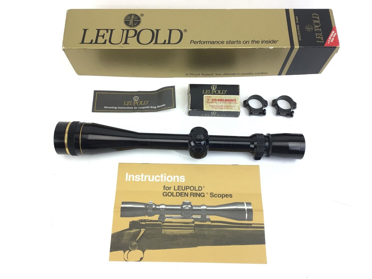 Leupold VARI-X III 6.5x20 Rifle Scope With Mounts - 1