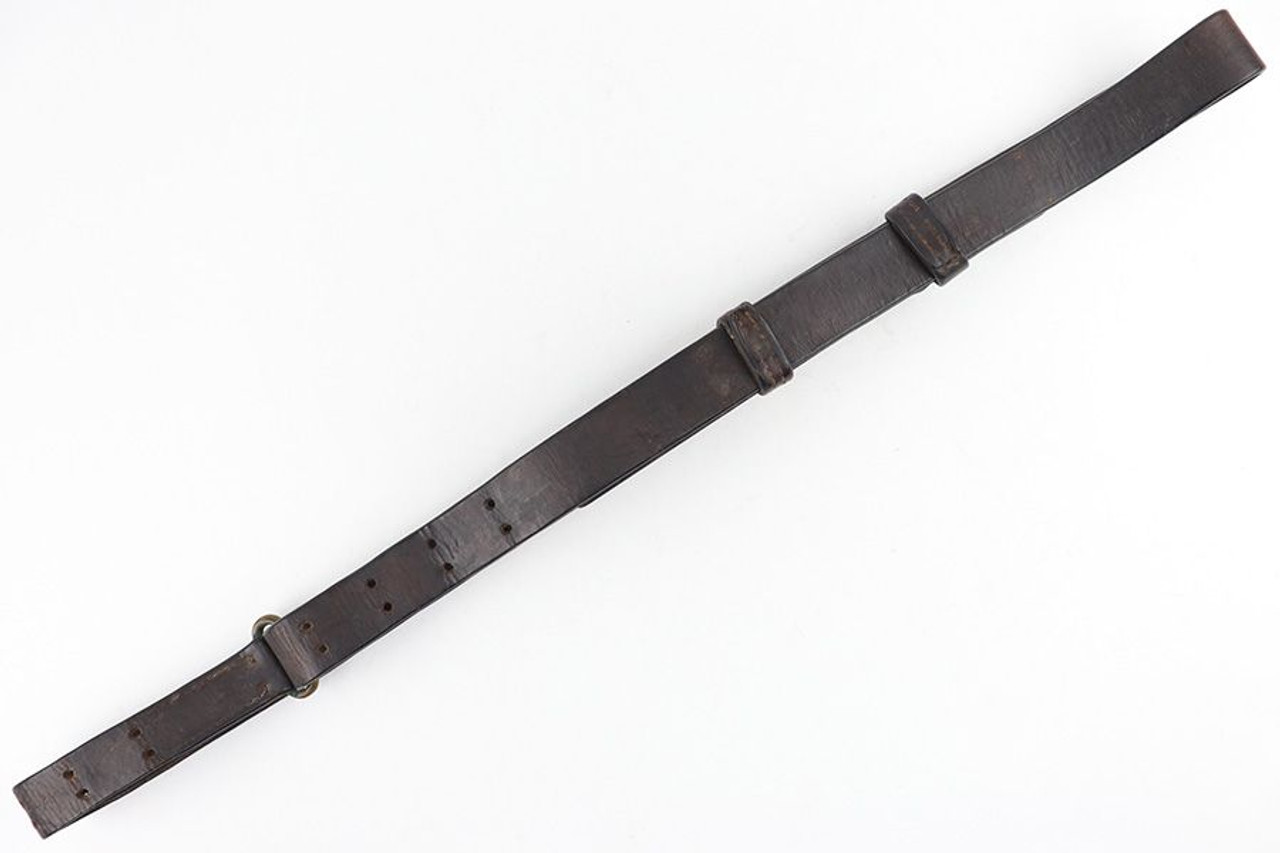 Unmarked Leather US Rifle Sling - 1