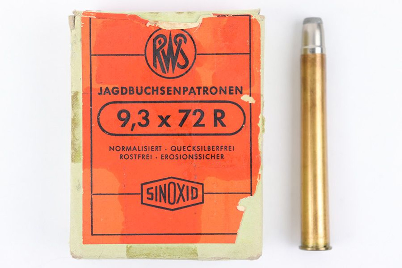 Vintage Sinoxid 9.3x72mmR Ammo - 1