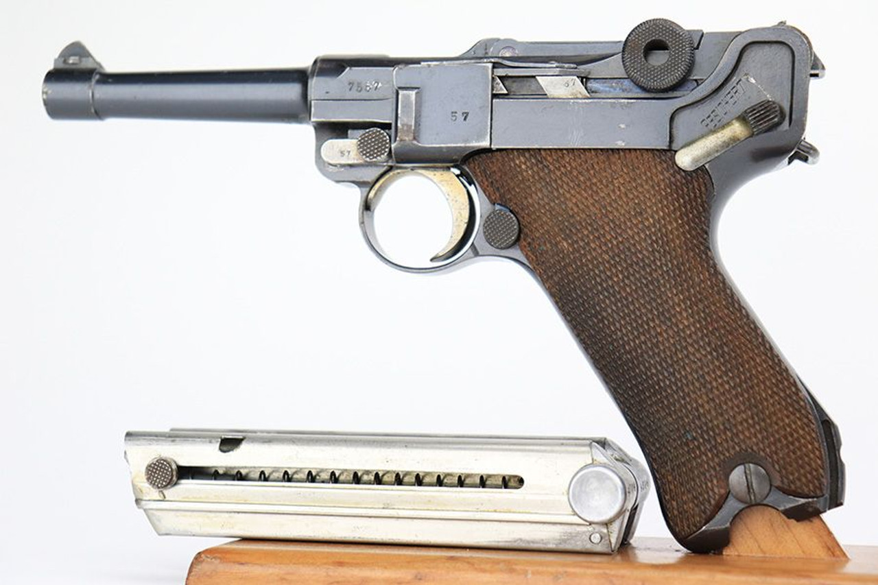 Scarce 1921 DWM Police Luger - With Veteran Story - 1