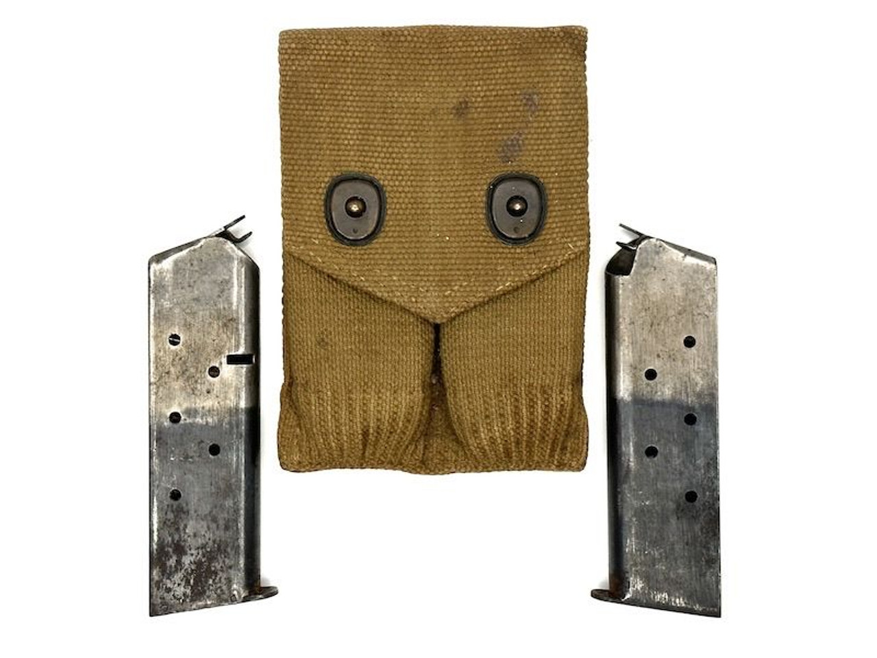 Two Tone 1911 Magazines with 1918 Mag Pouch - 1