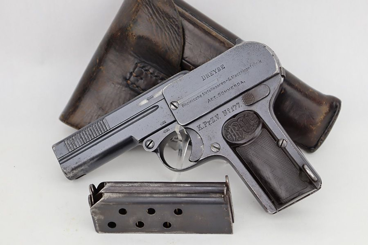 Dreyse Model 1907 Rig- Prussian Customs Office - 1