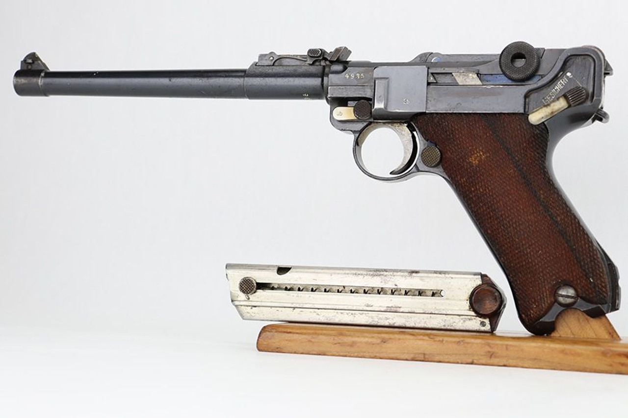 Excellent 1917 DWM Artillery Luger - British Capture - 1