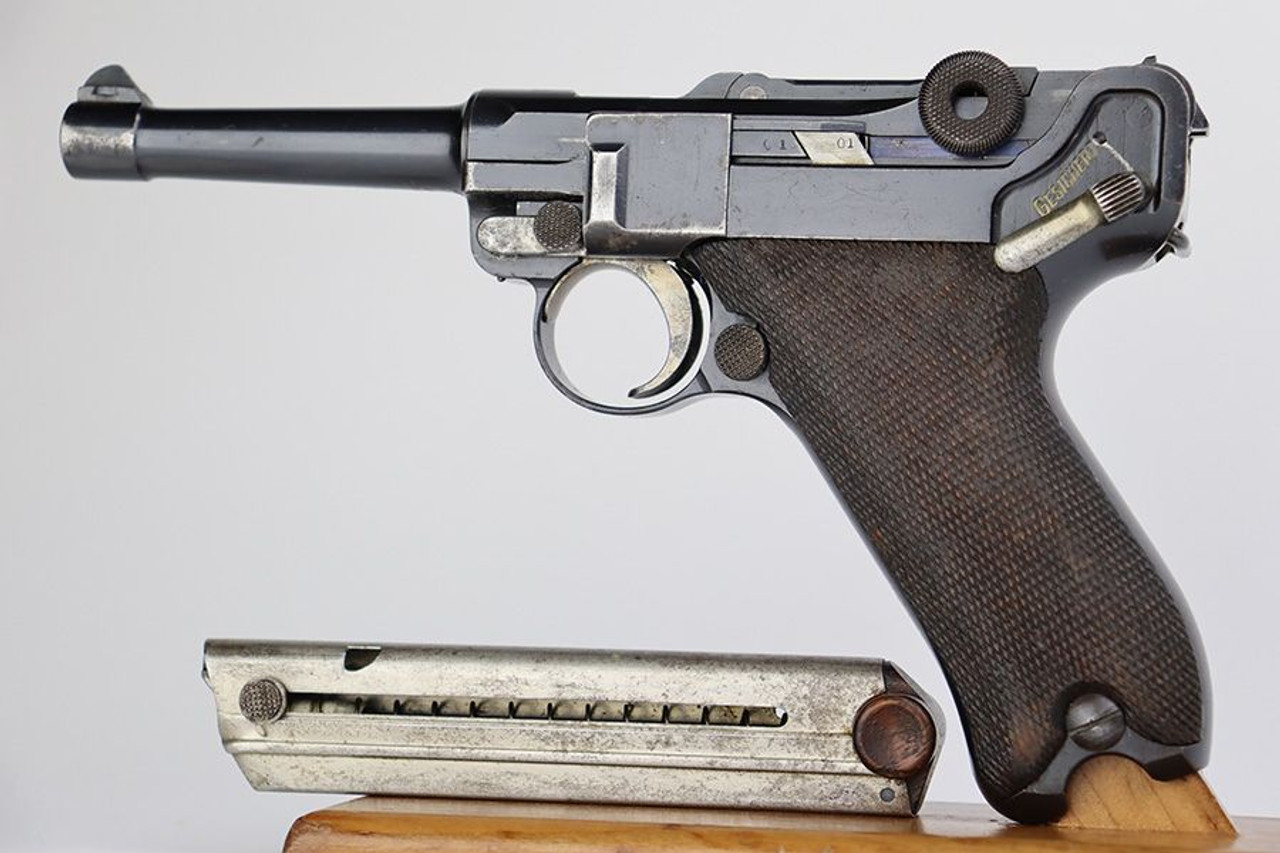 Early, 1910 DWM Luger - Unit Marked - 1