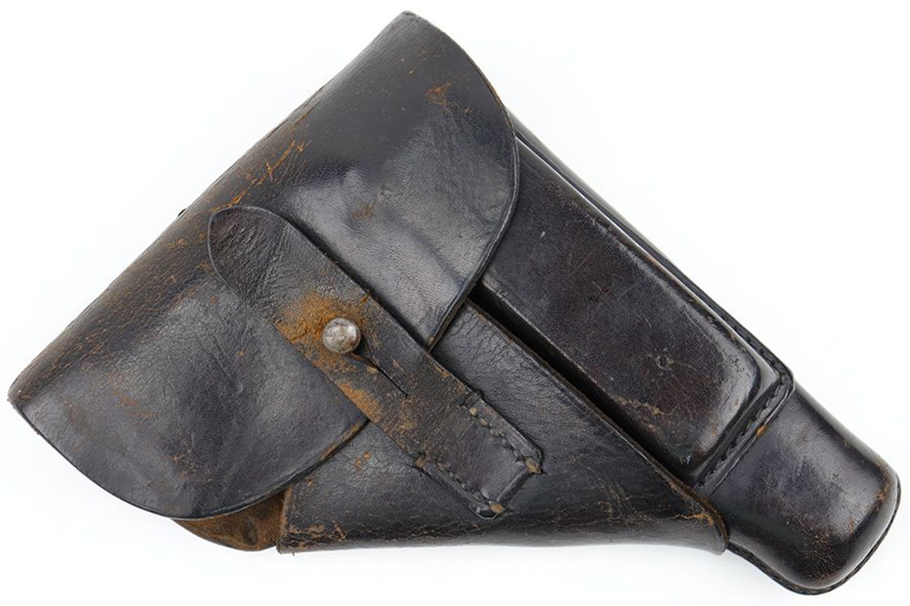 1942 Sauer 38h Holster - Repaired Closure Strap - 1
