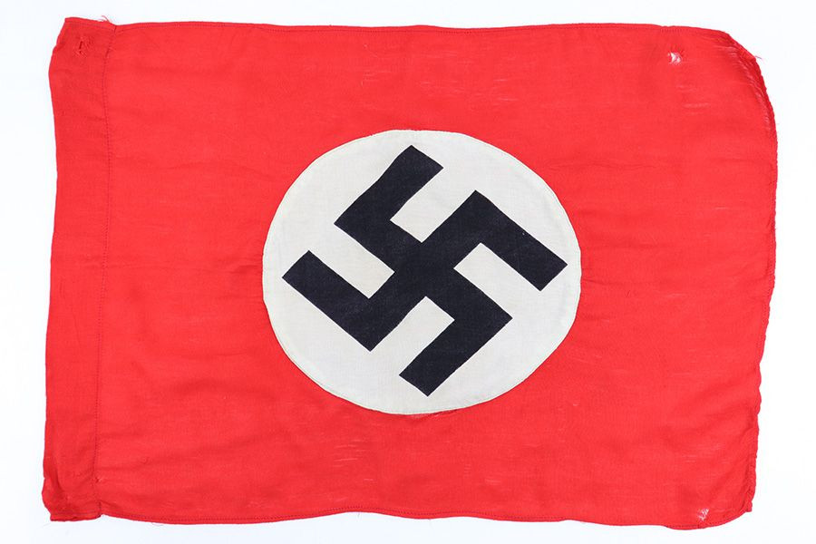 Small Double-Sided Nazi Flag - 1