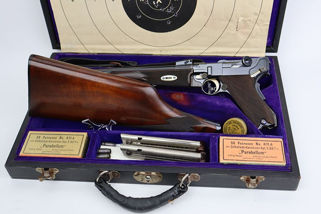 Rare, Cased DWM 1902 Luger Carbine - 1