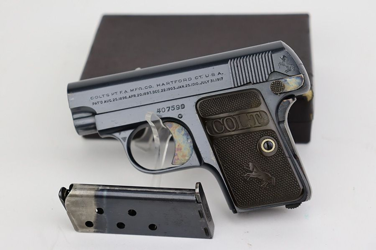 Minty, Boxed Colt 1908 Vest Pocket - 1939 Mfg - 1