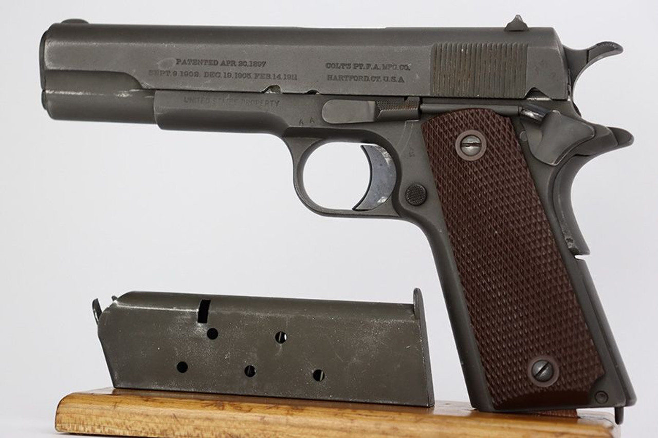 1918 Colt Model 1911 - WW2 Rework - 1