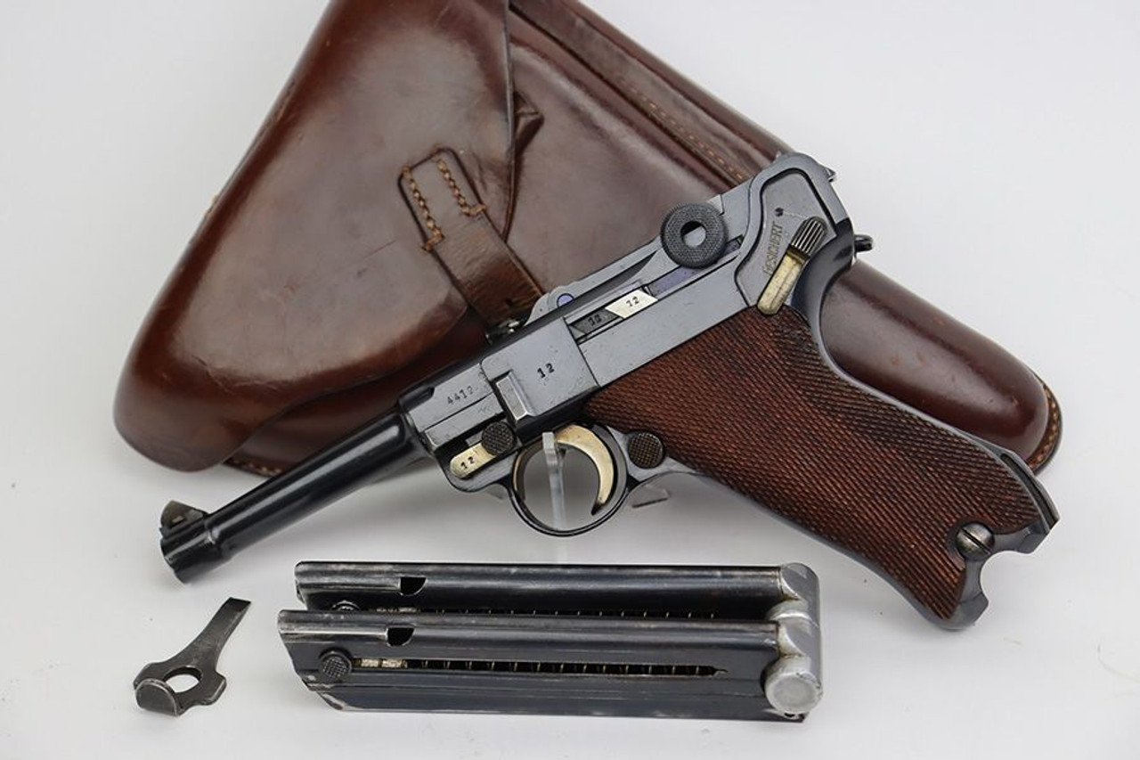 Exceptional 1937 Mauser Luger Rig - Matching Magazine - 1