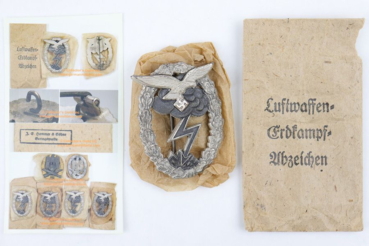 Luftwaffe Ground Assault Badge with Envelope - 1