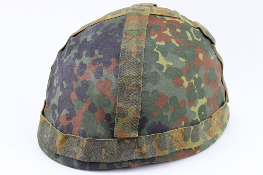 German M60 Helmet with Camo Cover - 1