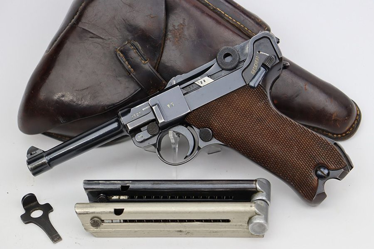 1937 Mauser Luger Rig - Matching Magazine - 1