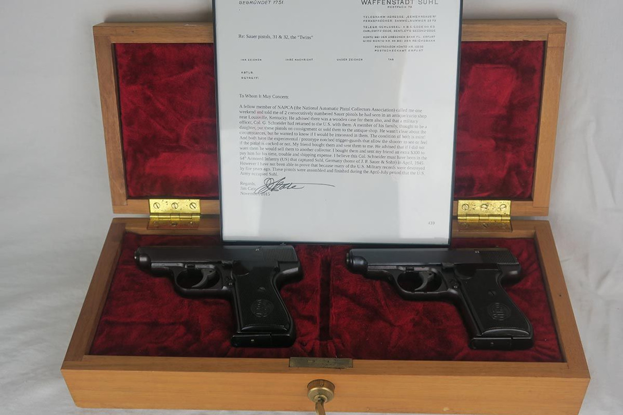 Sauer 38h Pistols, 31 & 32 - "The Twins" - 1