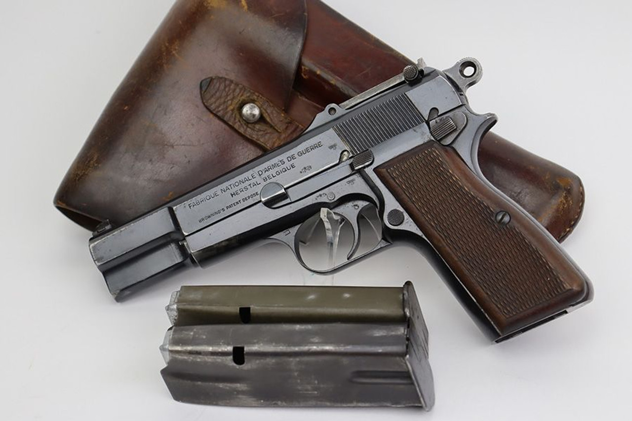 Early Army FN Browning High Power Rig - Tangent Sight - 1