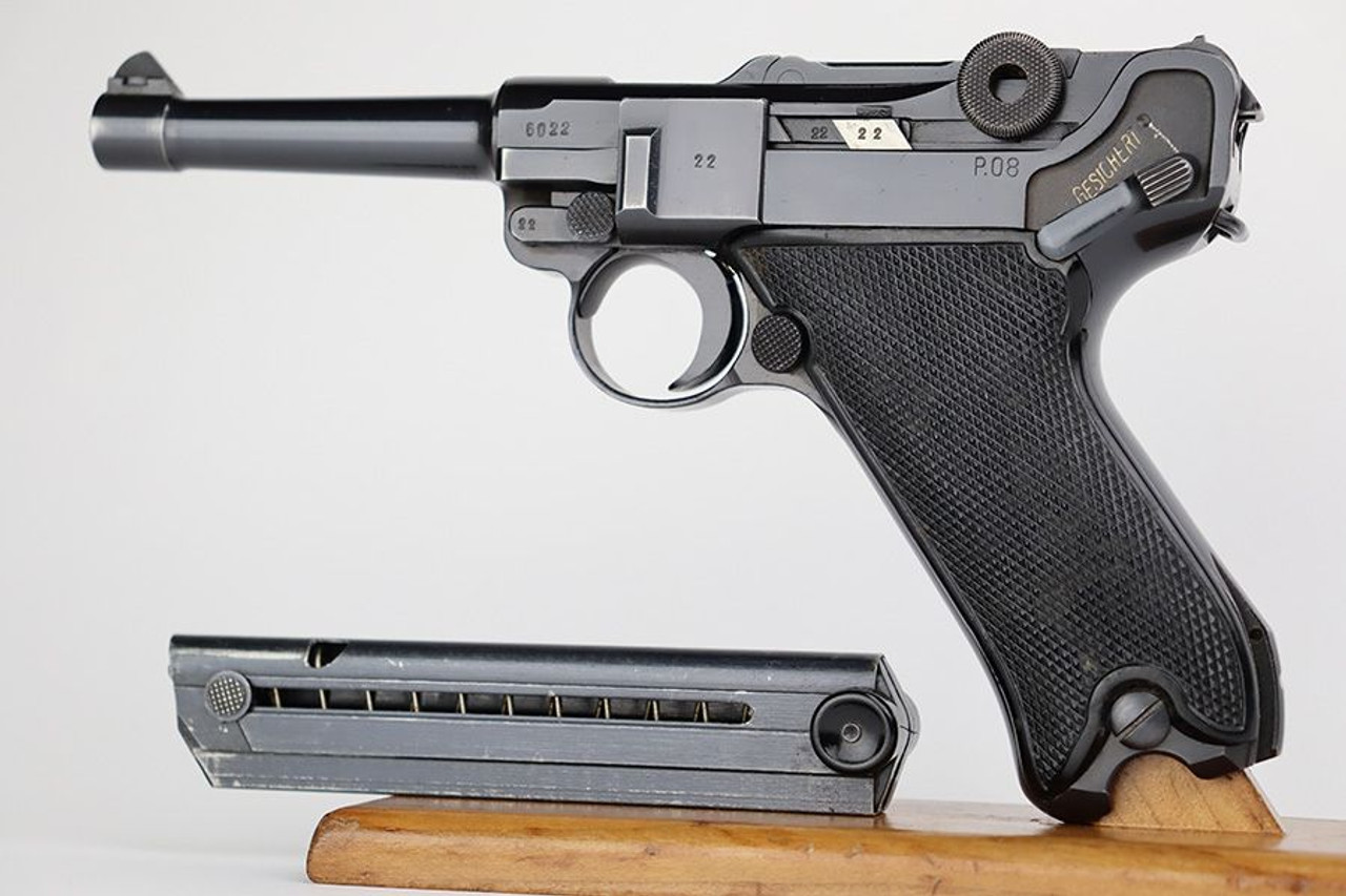 Beautiful 1941 Black Widow Mauser Luger - BYF 41 - 1