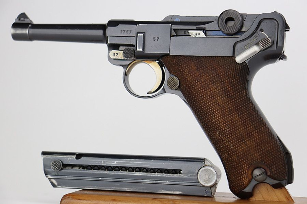 1937 Mauser Luger - 1st Variation, Matching Magazine - 1