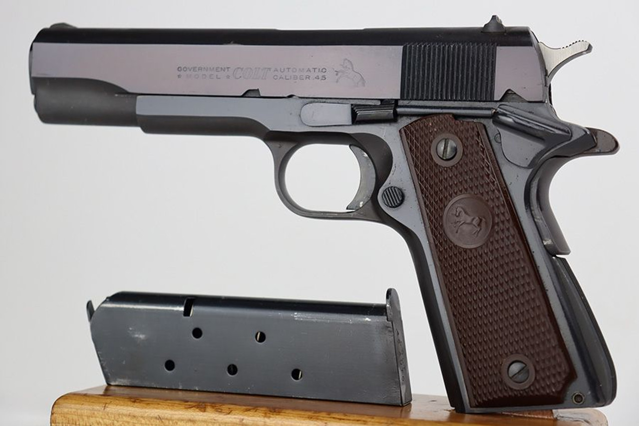 Minty 1968 Colt Government Model 1911A1 - Plum Slide - 1