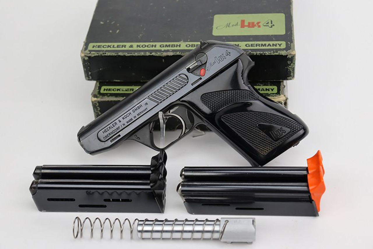 Minty, Boxed 1970 H&K Model 4 - With .22 Caliber Conversion Kit - 1