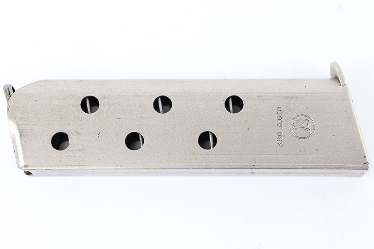 Ortgies .380 Magazine - Nickel Finish - 1