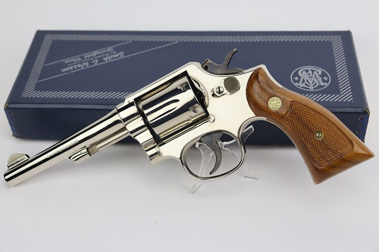 ANIB Nickeled Smith & Wesson Model 10-7 Revolver - 1