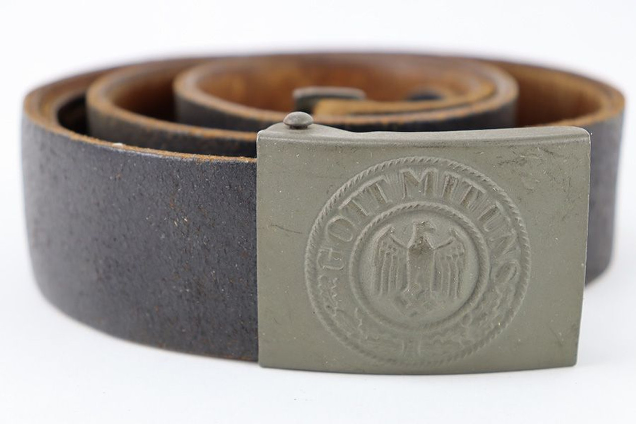 WW2 German Heer Army Belt & Buckle - 1