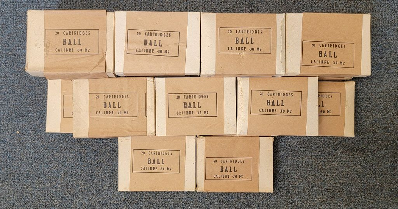 420 Rounds: 1943 French Ball Calibre .30 M2 Ammo - 1