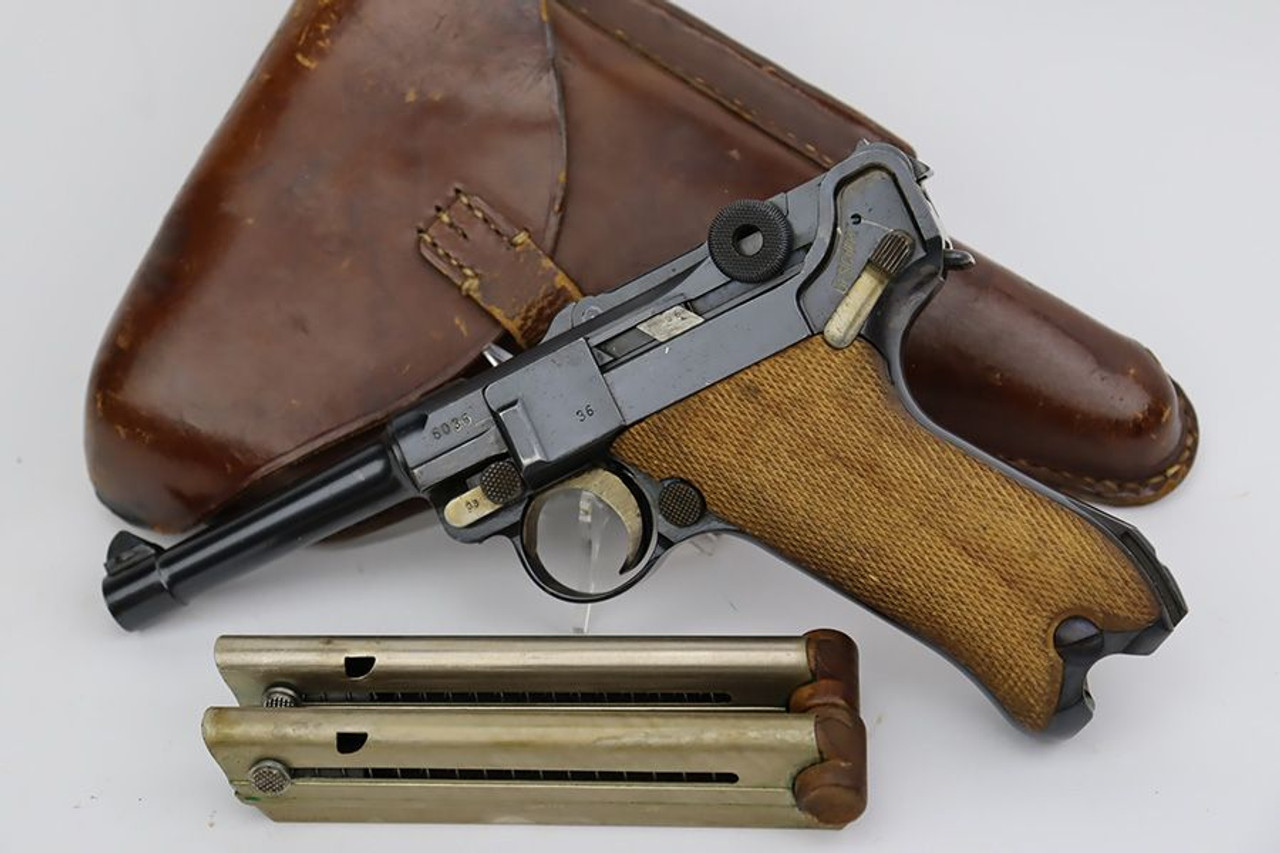 1918 DWM Luger Rig - Two Matching Magazines - 1