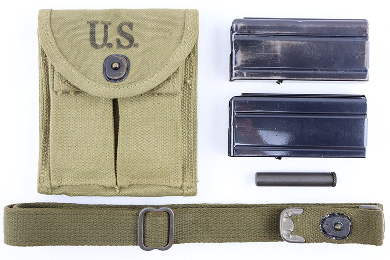 M1 Carbine Sling, Magazines, Pouch, & Oiler - 1
