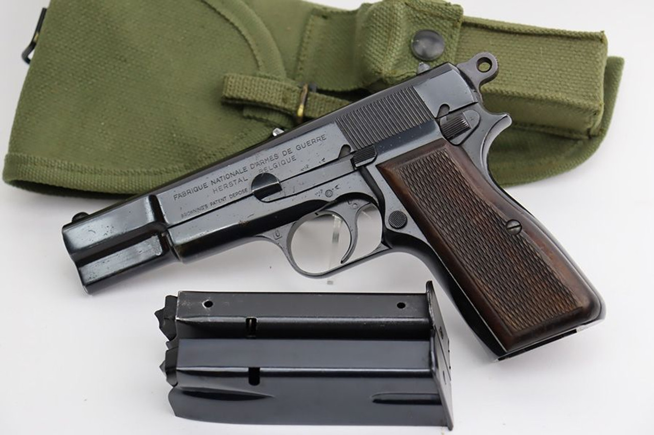 Excellent 1950's FN Browning Hi Power Rig - 1