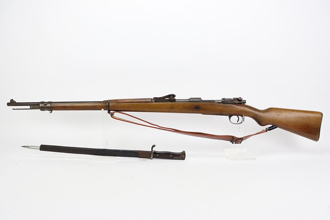 1916 CG Haenel Gewehr 98 Rifle - With Bayonet & Scabbard - 1