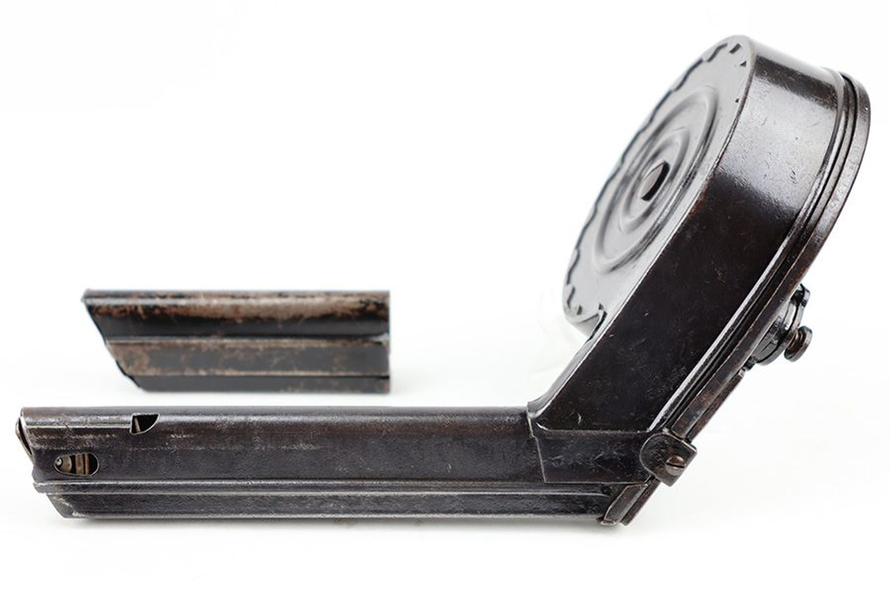Snail Drum Luger Magazine with Dust Cover - 1