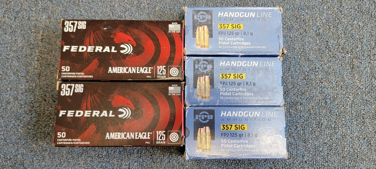 200+ Rounds .357 Sig Ammunition - 1