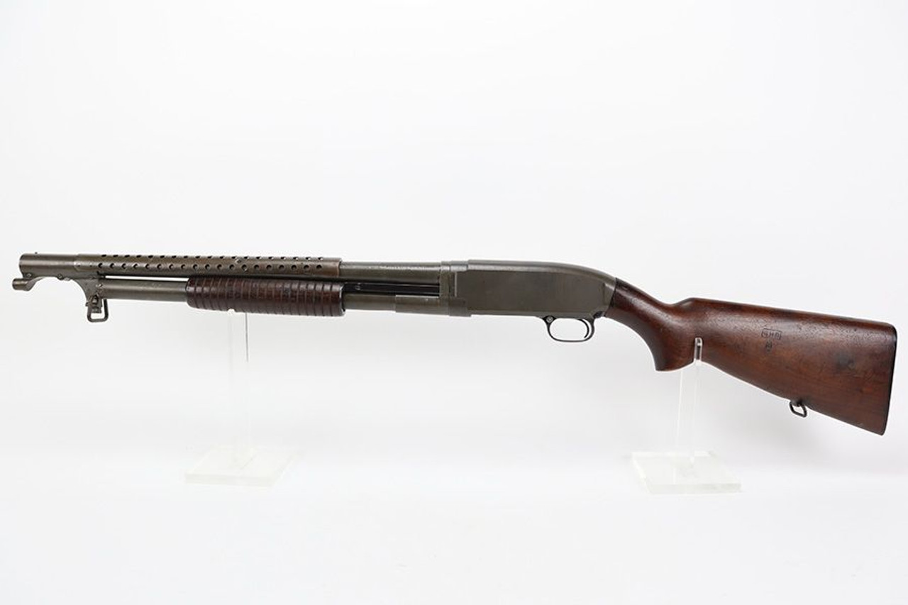 Very Rare, Factory Parkerized Winchester Model 12 Trench Shotgun - 1
