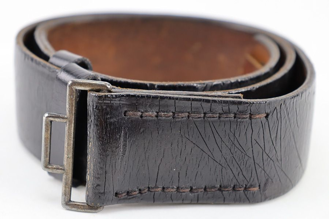 WW2 German Officer Leather Belt - 1