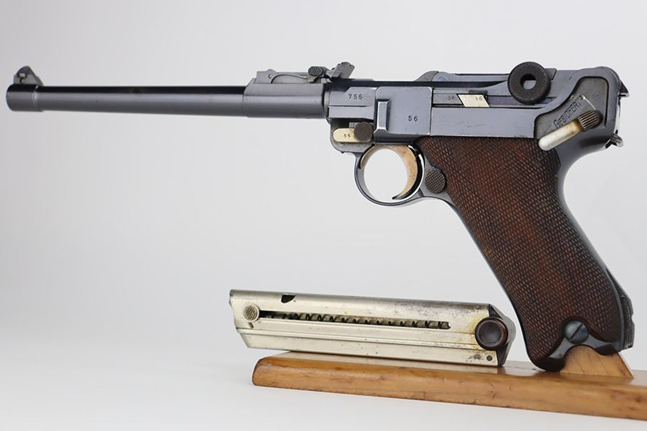 Excellent 1915 DWM Artillery Luger - Matching Magazine - 1