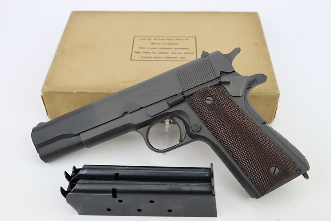 Mint, Boxed Ithaca 1911A1 - 1943 Mfg - 1
