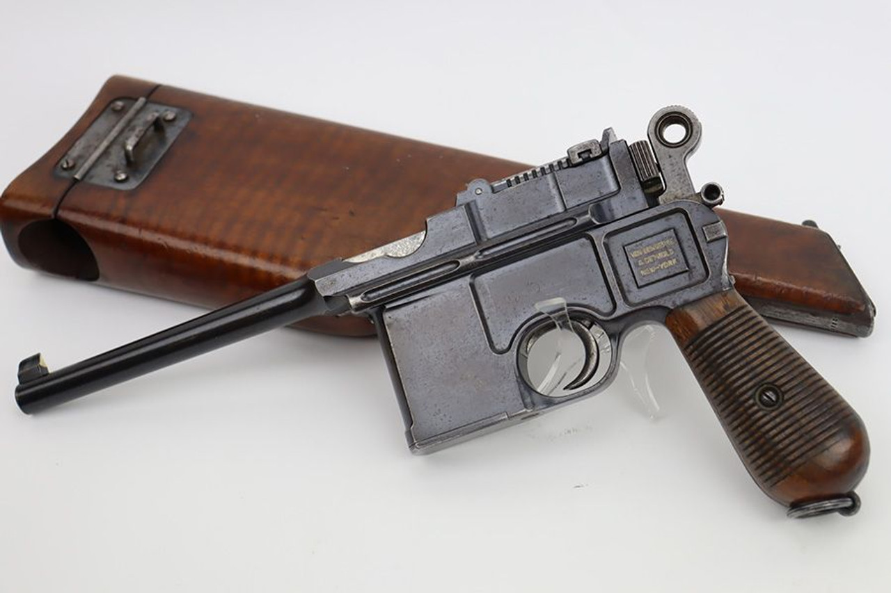Scarce, Early Mauser C96 Broomhandle Rig - Matching Stock - 1