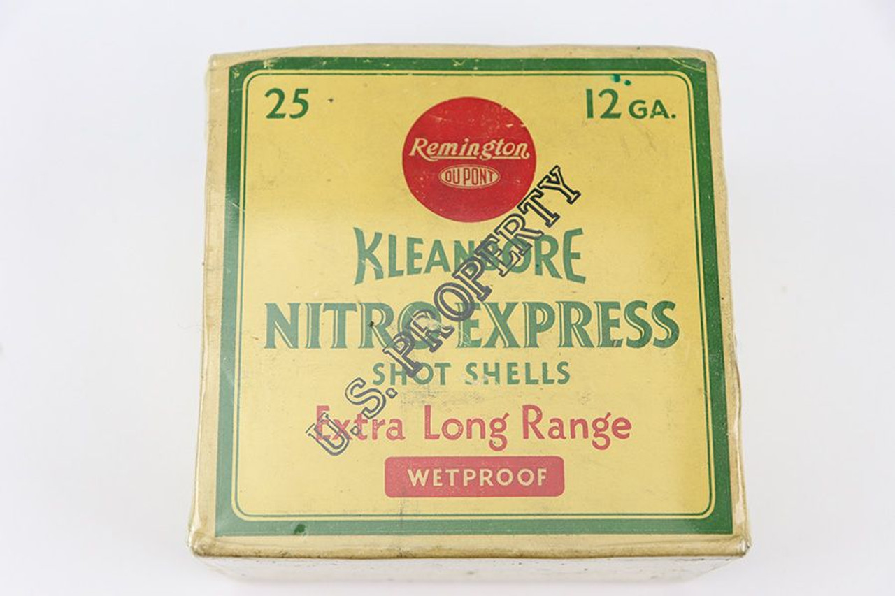Vintage Remington Nitro Express 12Ga Ammo - 1
