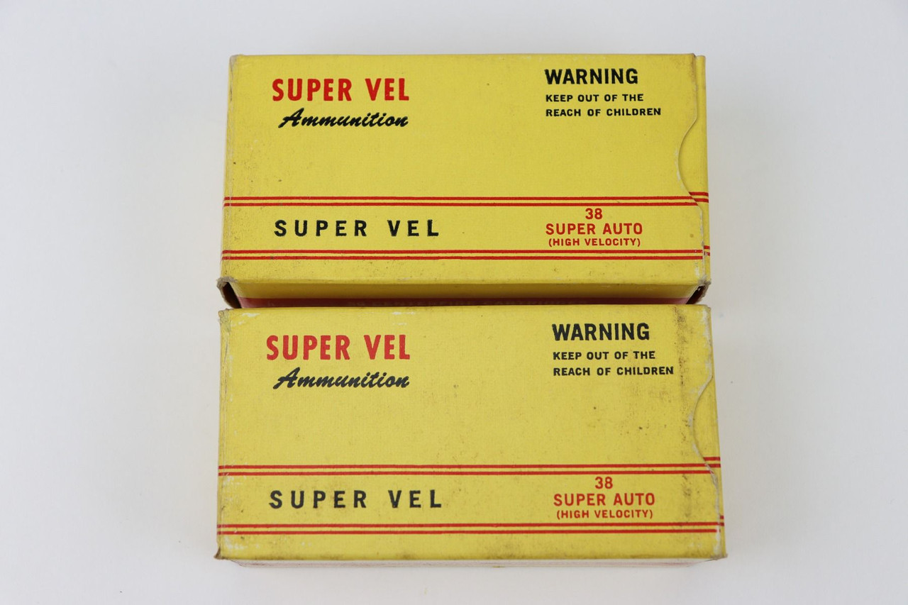 100 Rounds: .38 Super Auto Super Vel Ammo - 1